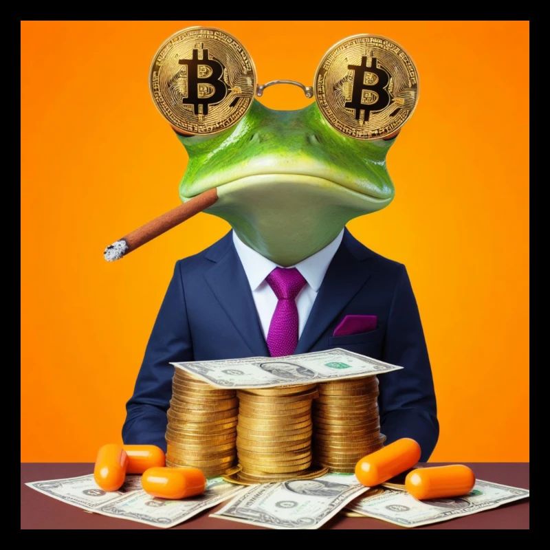 Frosch mit Geld