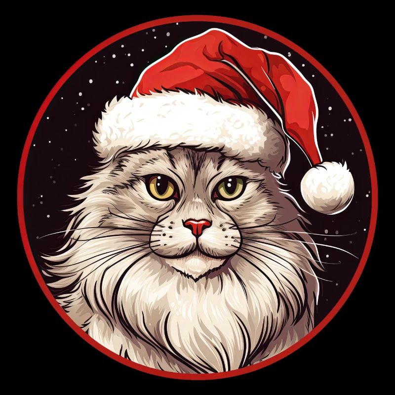 Katze Weihnachten