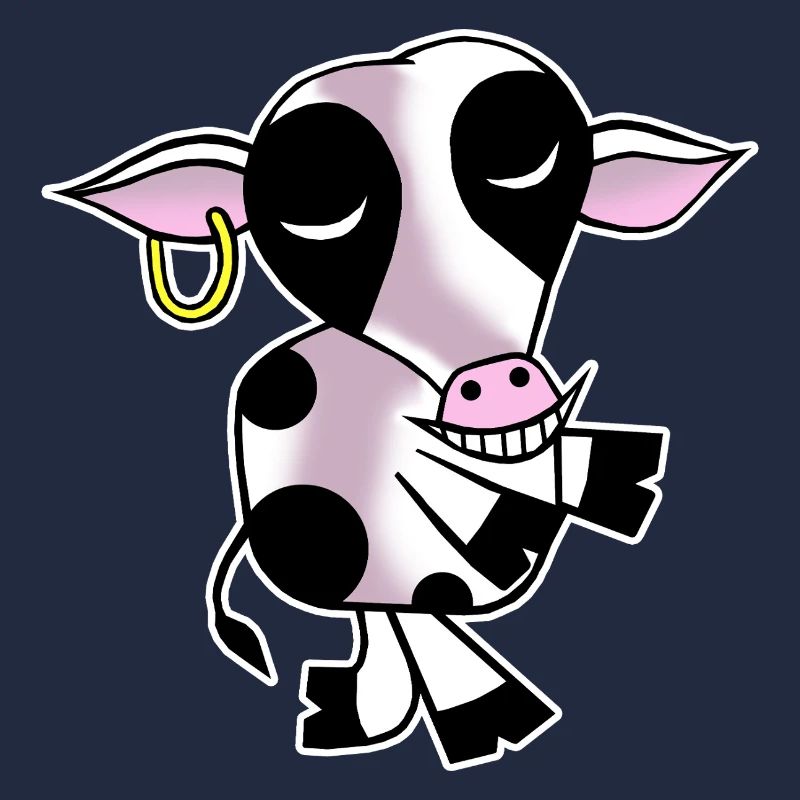 Welcoming cow
