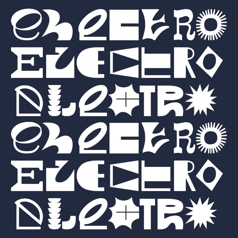 Geometric Typography Mosaic
