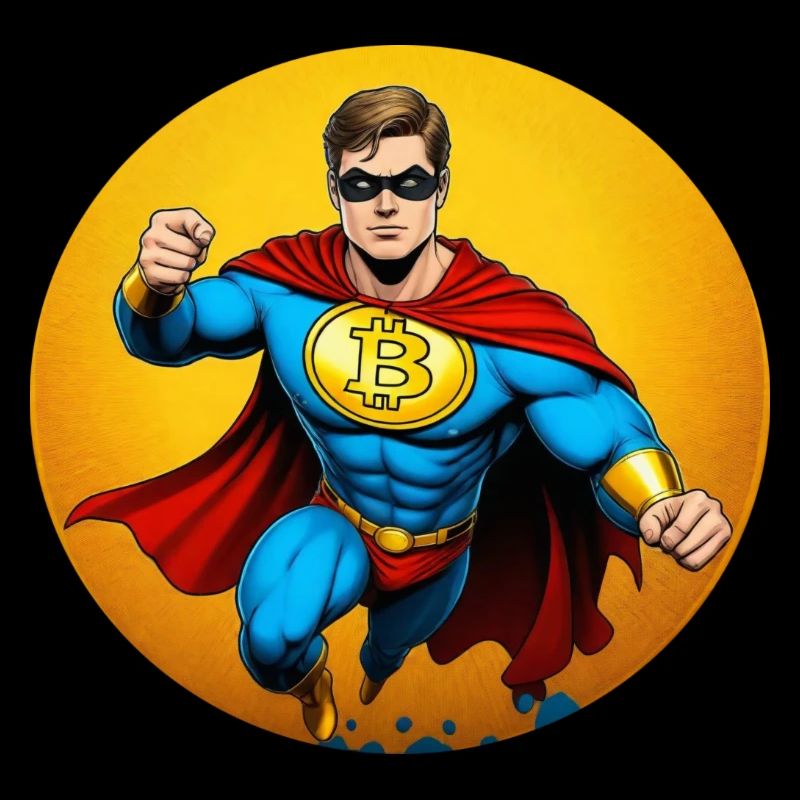 Vol de super-héros Bitcoin