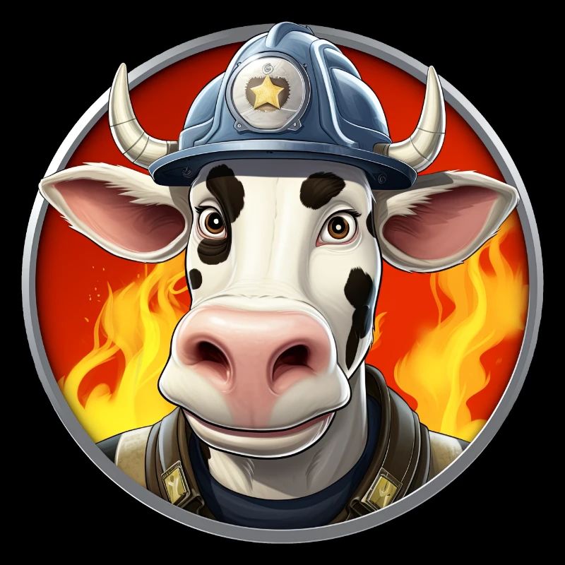 Fire Brigade Cow