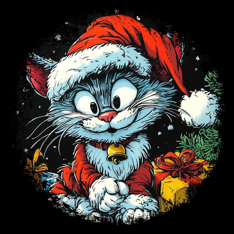 Chats de Noël