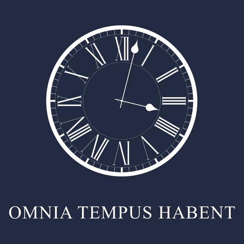 tout a son temps latin blanc