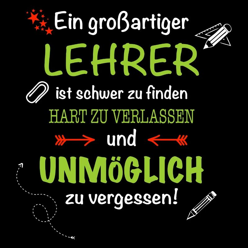 Ein großartiger Lehrer...