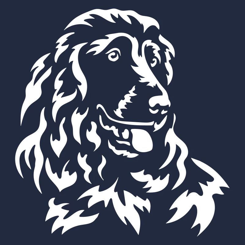 Cocker Spaniel Head « Black Edition »