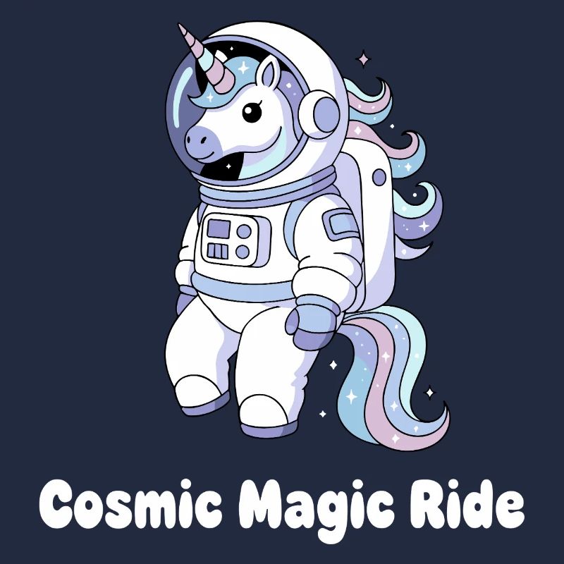 Licorne cosmique Voyage dans l’espace