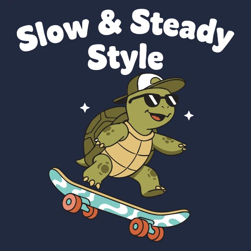 Langsam Skate Schildkröte
