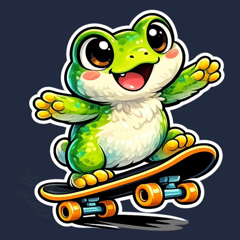 Happy Frog Skateboard