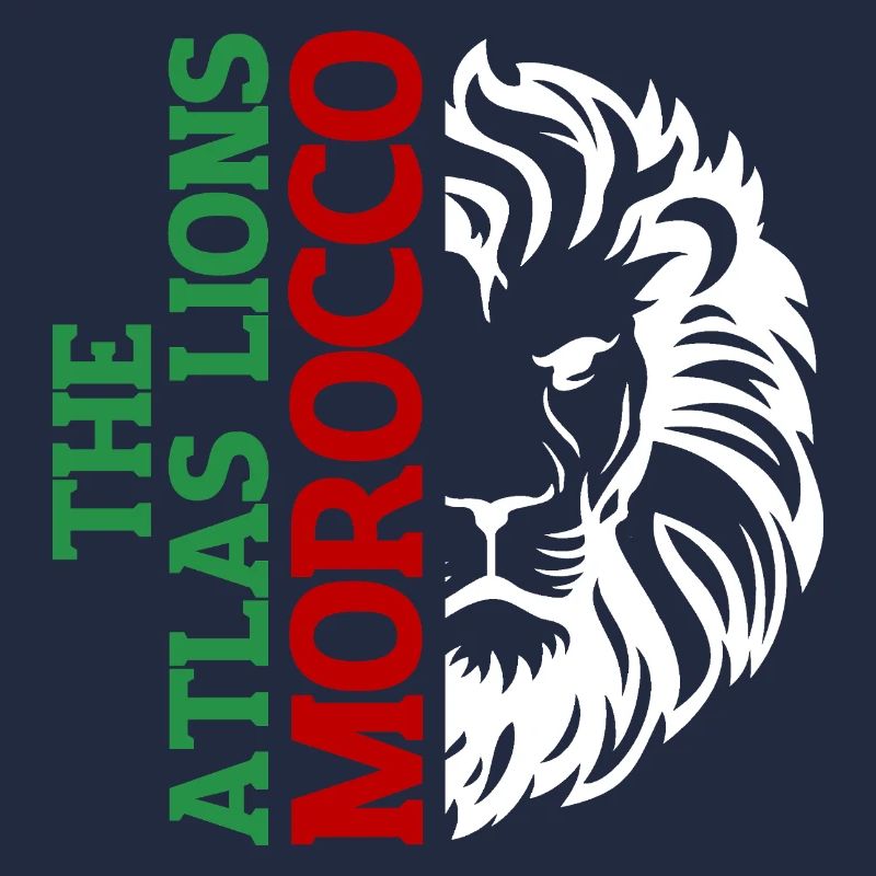 Typographie verticale du Maroc avec AtlasLion