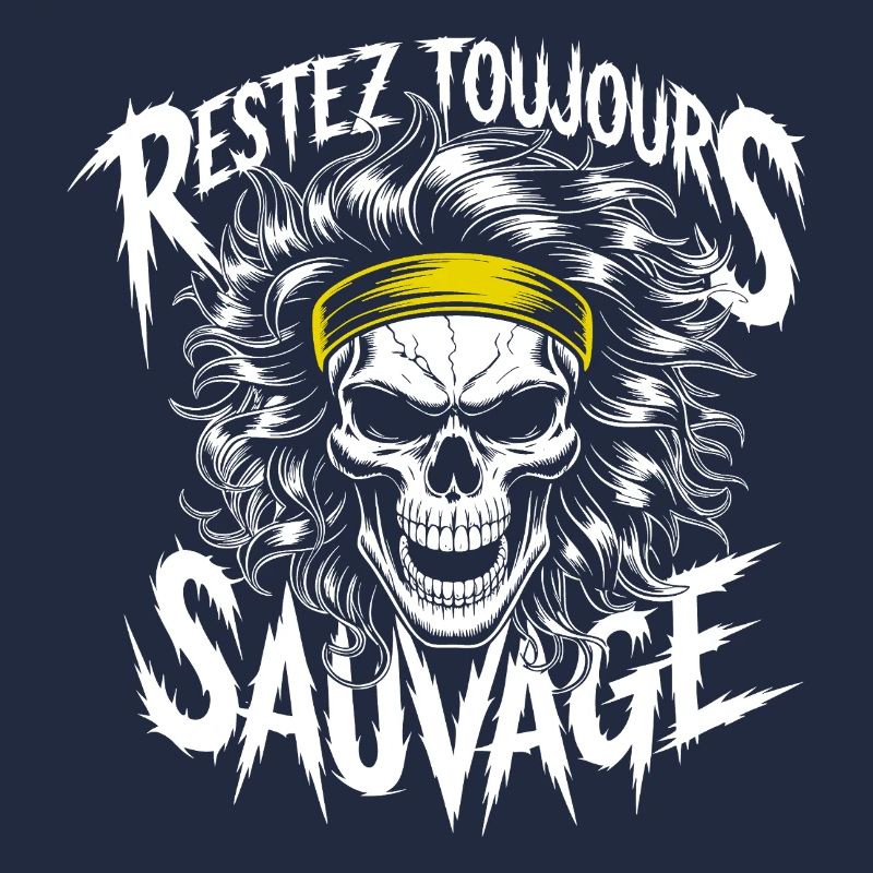 Restez Sauvage Toujours Skull