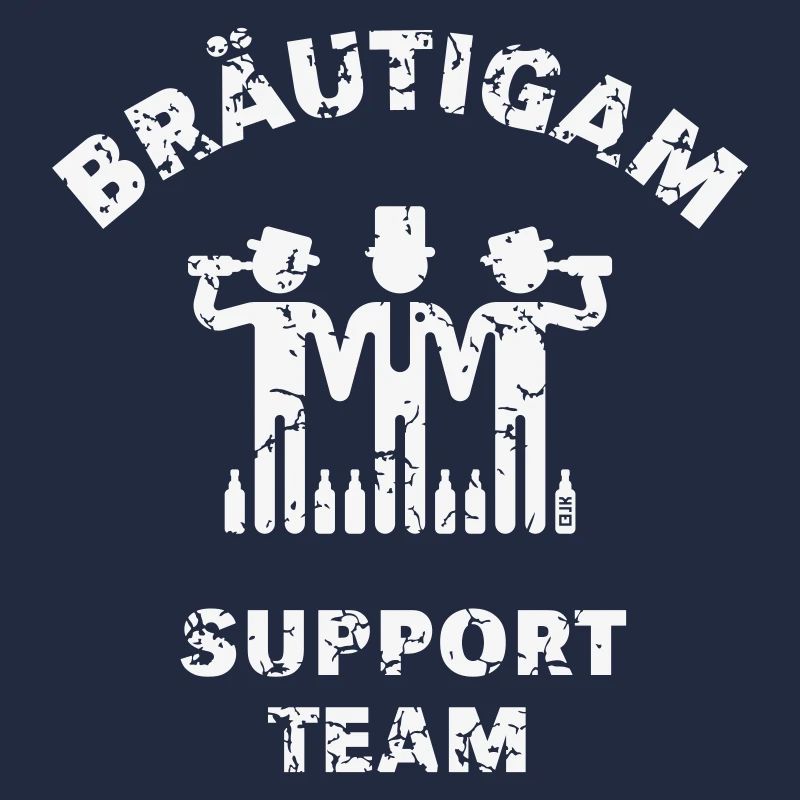 Bräutigam Support Team (JGA Polterabend Vintage W)