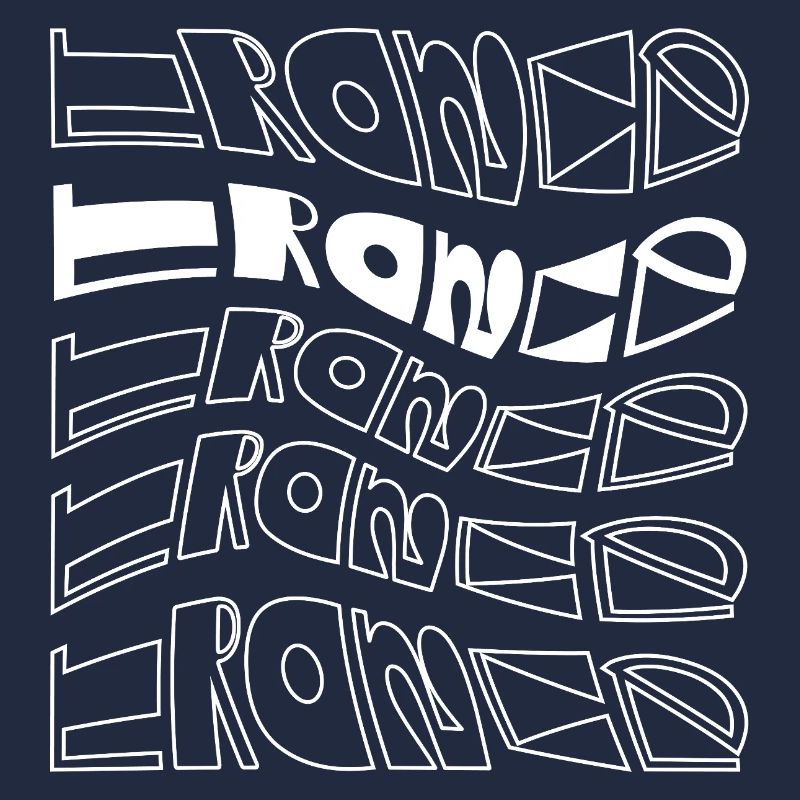 Conception de motifs typographiques en trance