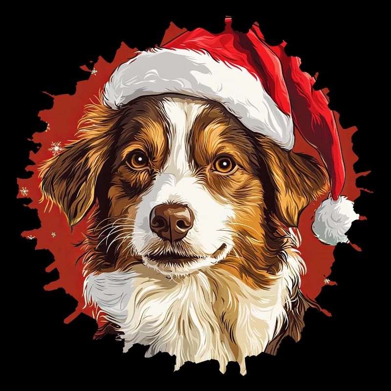 Chien de Noël