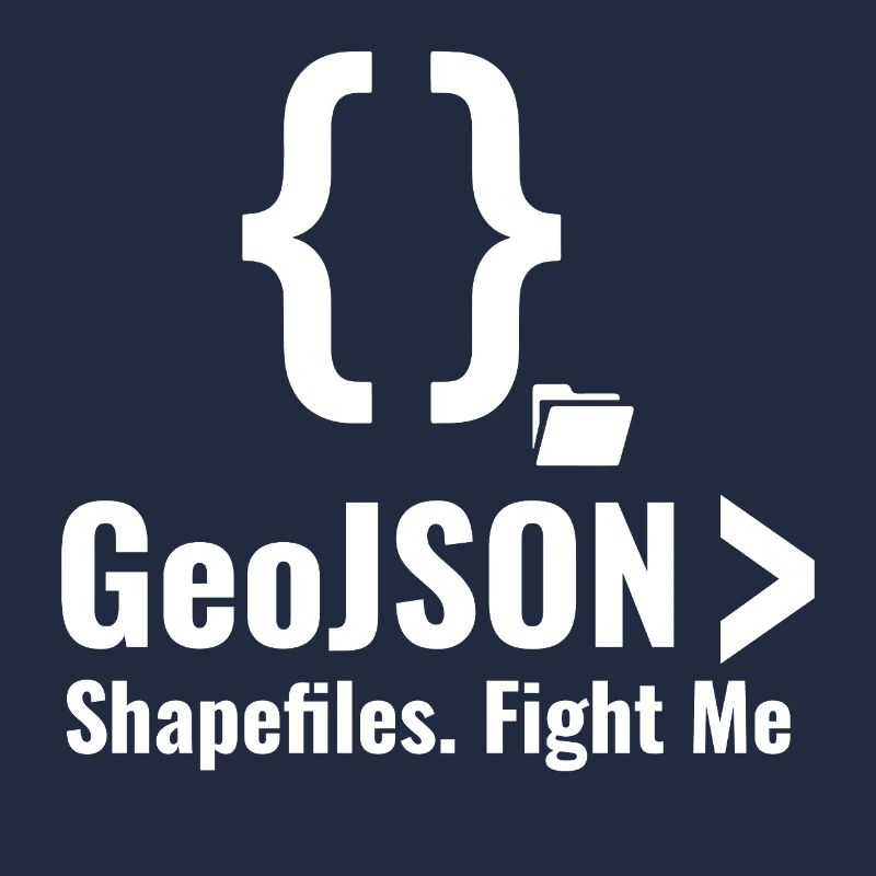 Debatte über GeoJSON-Shapefiles GIS-Datenformat