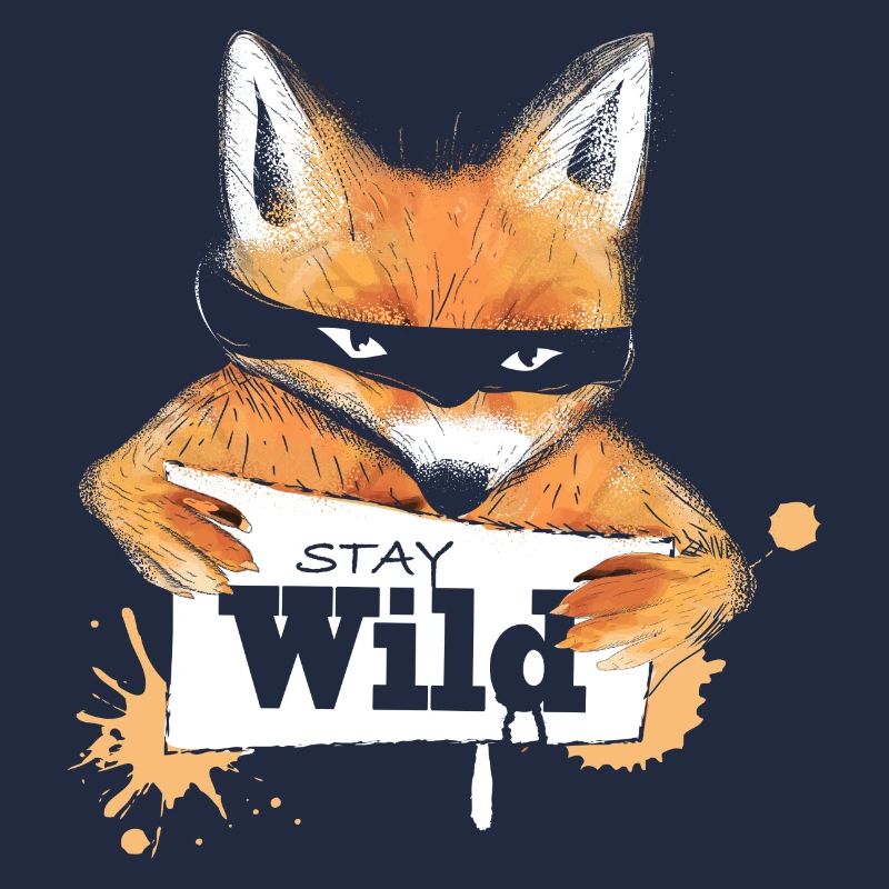 Fuchs mit einer Nachricht