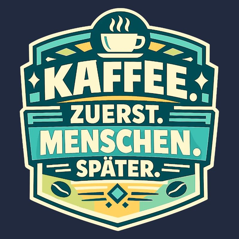 Coffee first, people later