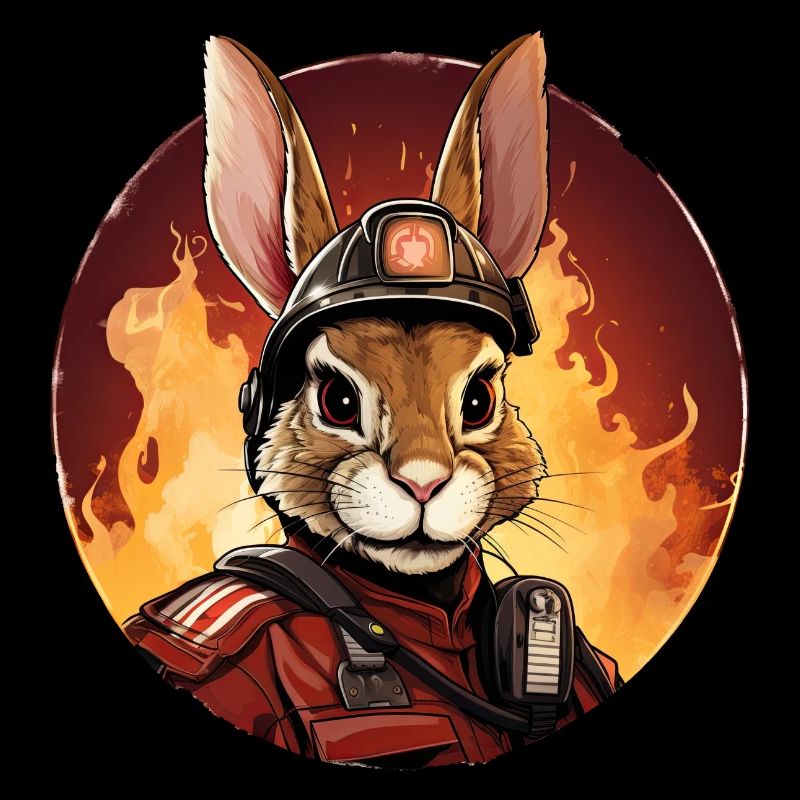 Lapin Pompiers / Lapin pompier