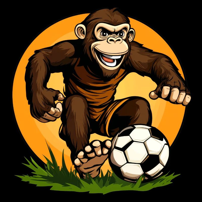Affen Fussball