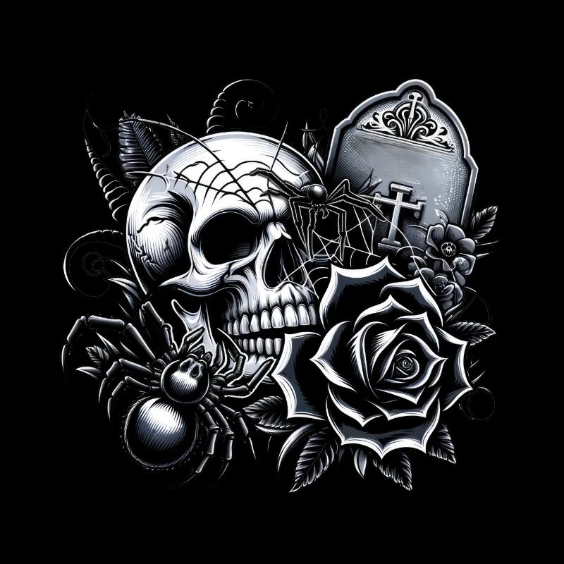 Dark Symphony: Skulls, Spiders and Crosses