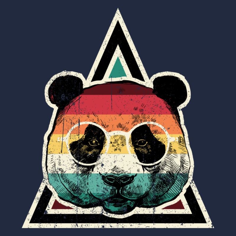 Prisme Panda arc-en-ciel