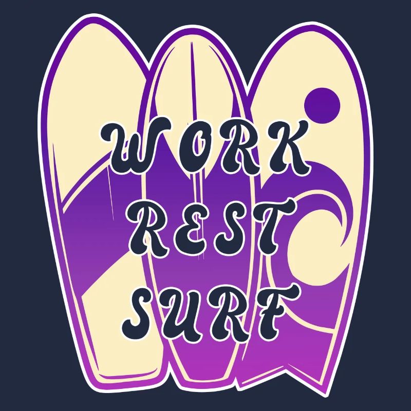 Surfing Spruch Design