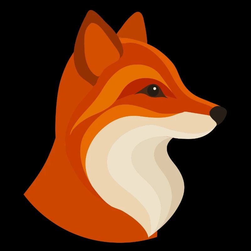 Moderner Fuchs – Geometrisch & Stilvoll