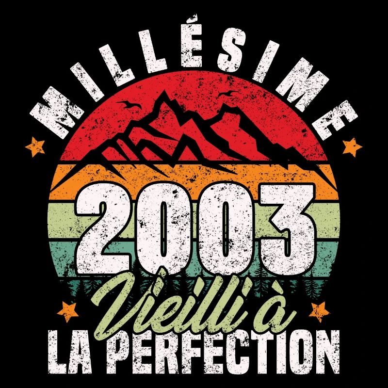 Millésime 2003, Cadeau D'anniversaire Vintage 2003