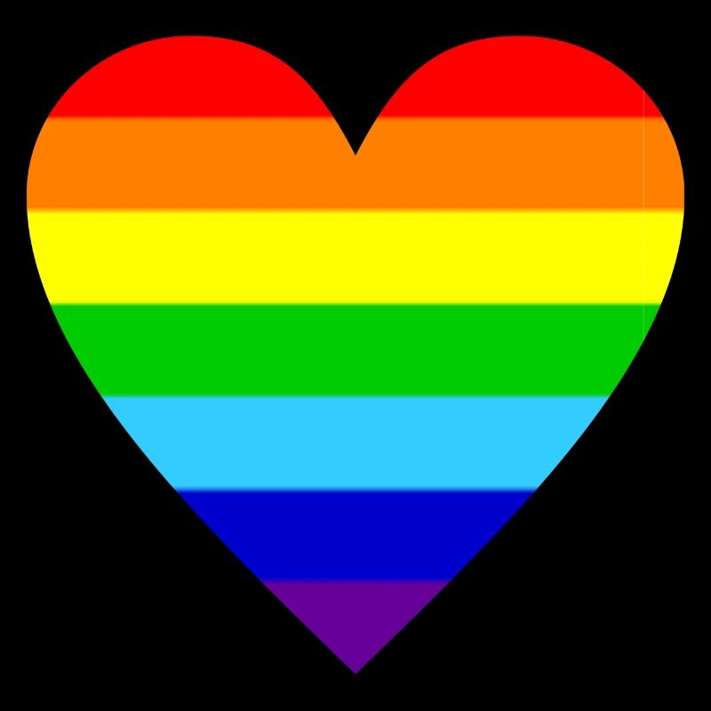 Herz Regenbogen Farben bunt