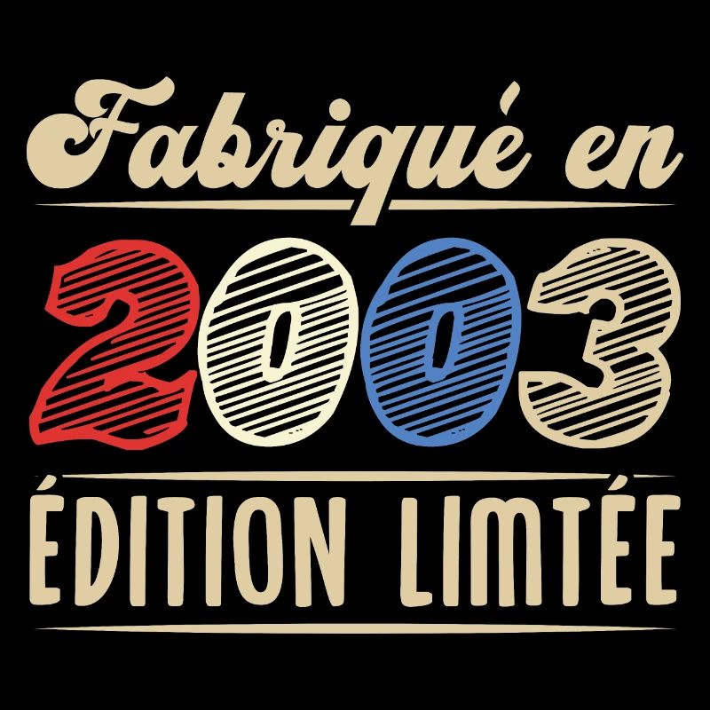 Fabriqué en 2003, Vintage cadeau d'anniversaire