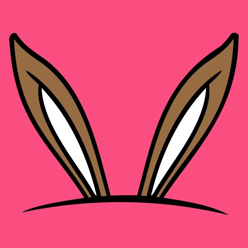 Lapin Oreilles De Lapin Trou Sac Caché Drôle Mignon