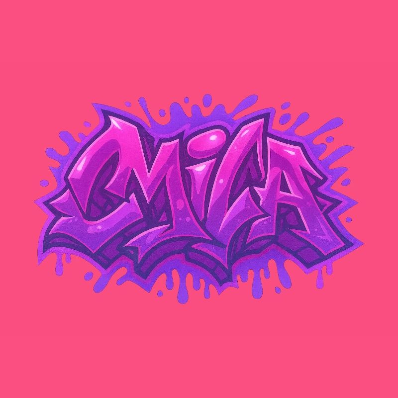 Graffiti MILA Name Gift Ideal Printable