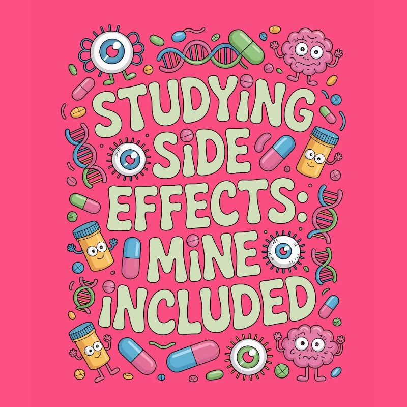 Pharmacist Student Studying Side Effects Science