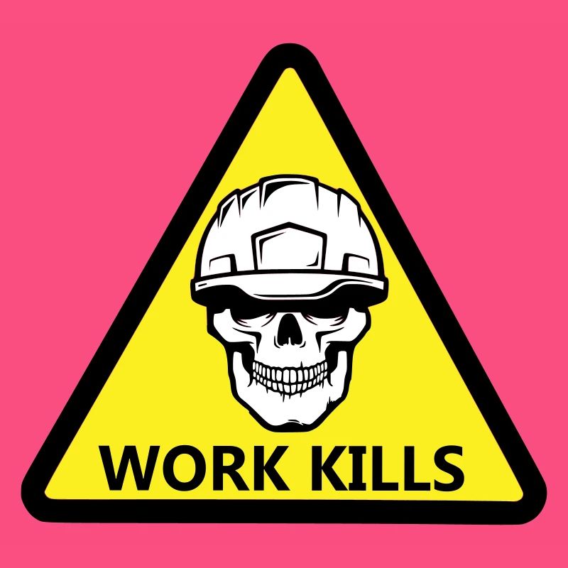 Danger Work, Kill sign with a helmeted skull