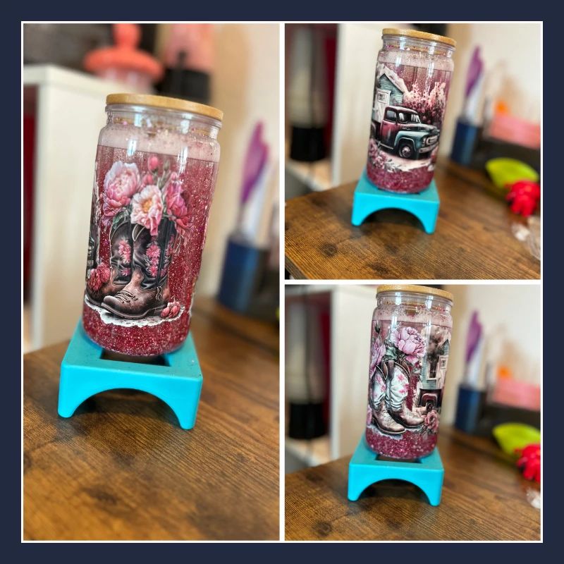 Glitzerbecher
