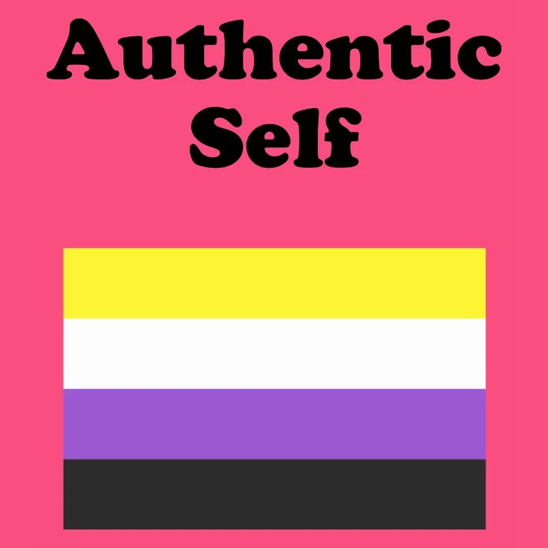 Non Binary Flag Authentic Self