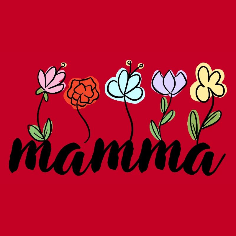 Mamma - Blumen Muttertag Mutter