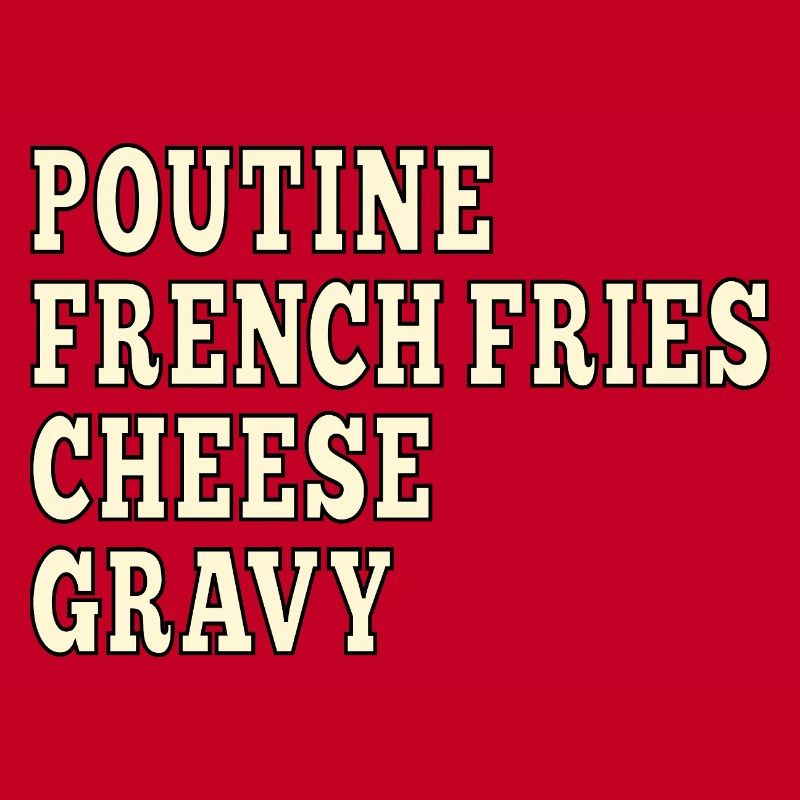 Poutine de restauration rapide canadienne
