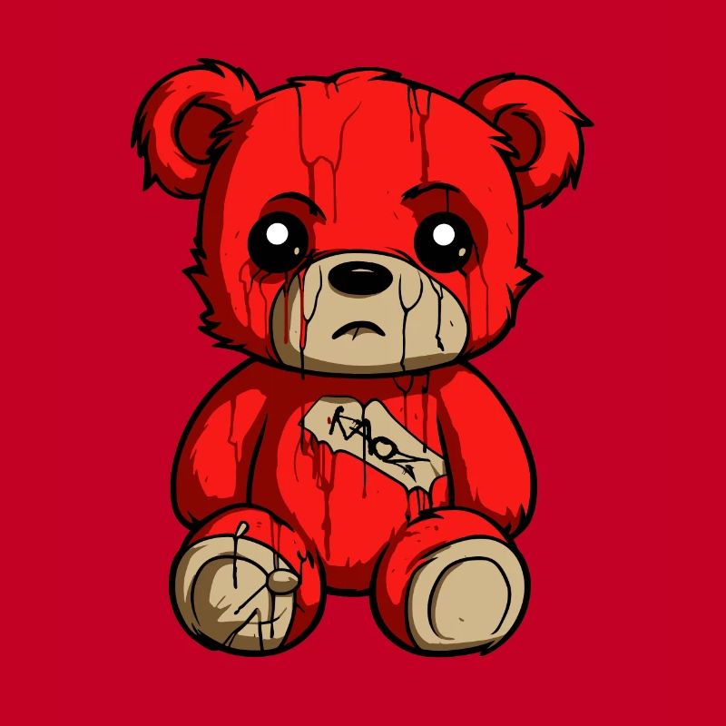 A slightly sad bear plush toy