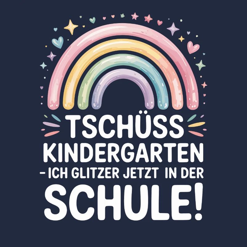 Tschüss Kindergarten Einschulung 2025 Mädchen