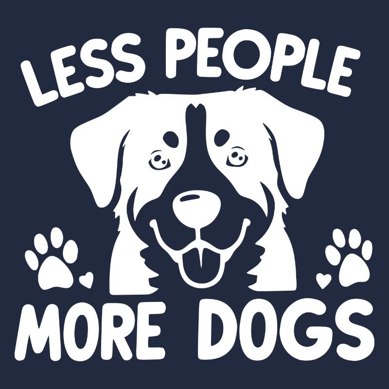 Moins de gens, plus de chiens
