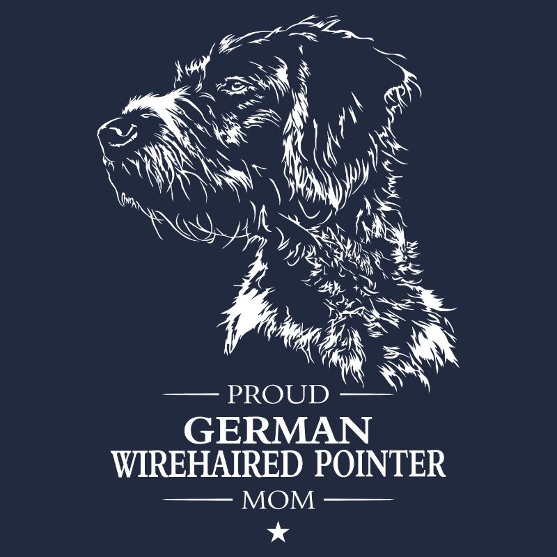German Wirehaired Pointer Mom Hunde Hund Wilsigns