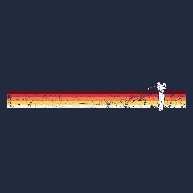 Golf Sunset Silhouette Tee