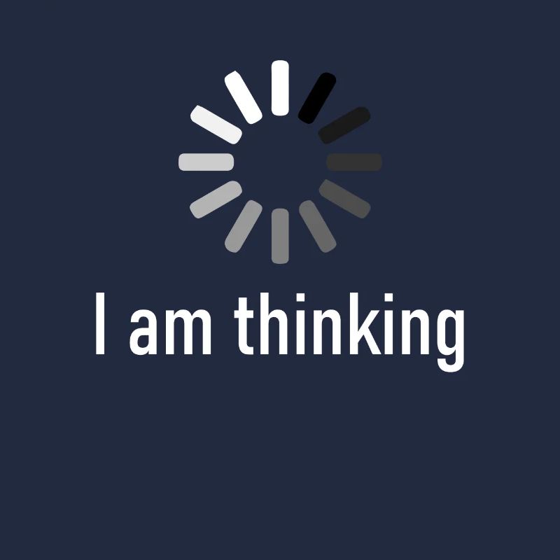 I am Thinking Nerd Geek Admin Geschenk