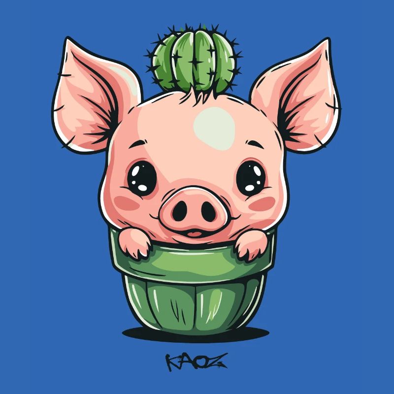 Cochon Cactus mignon