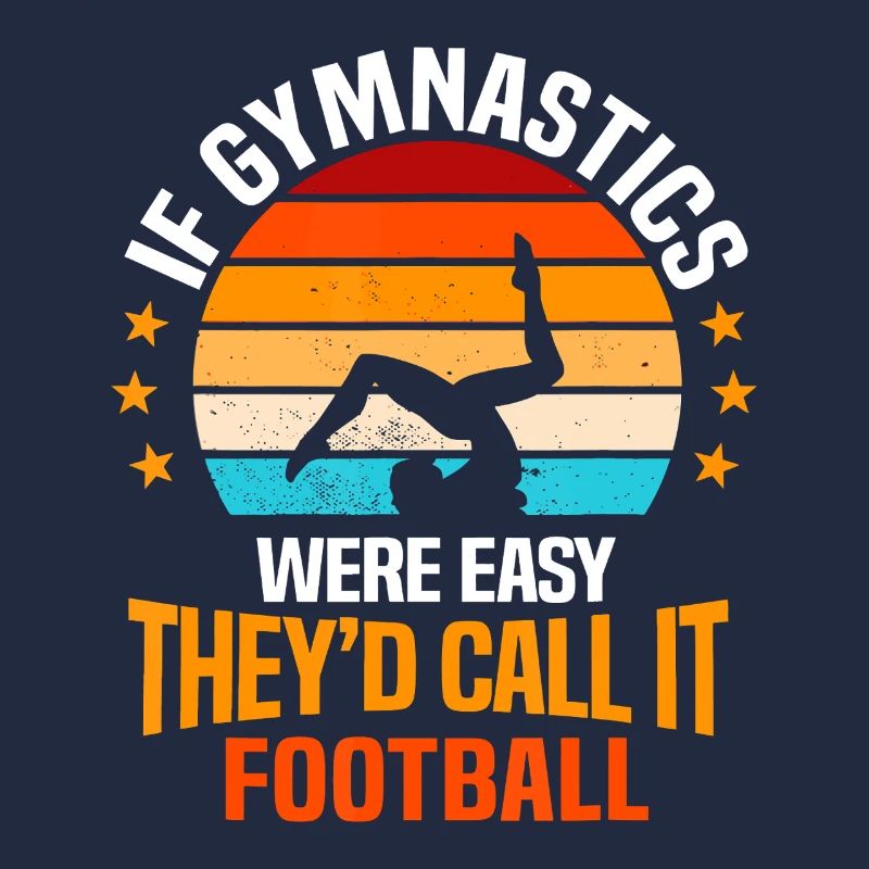 Retro Gymnastics Sunset