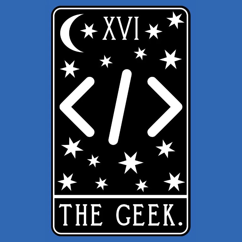 Carte de Tarot Programmeur - Code de développeur Coding Geek