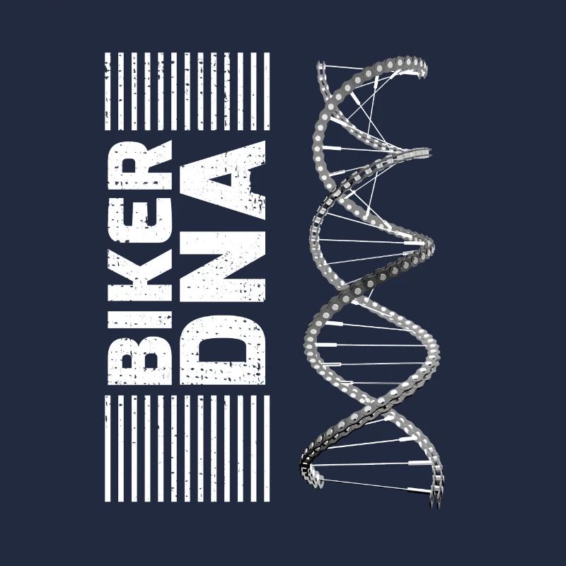 Fahradfahrer DNA Kette Speichen