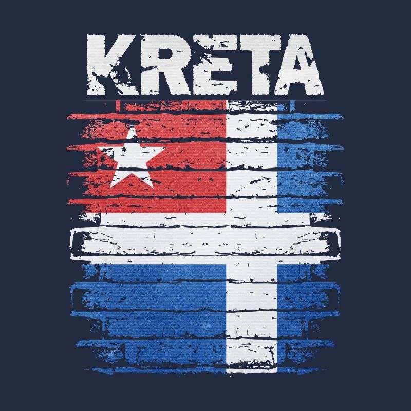 Drapeau de la Crète Impression d’art