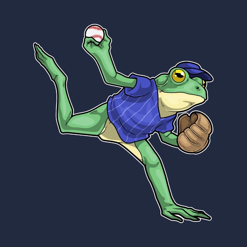 Frosch Baseball Baseballhandschuh